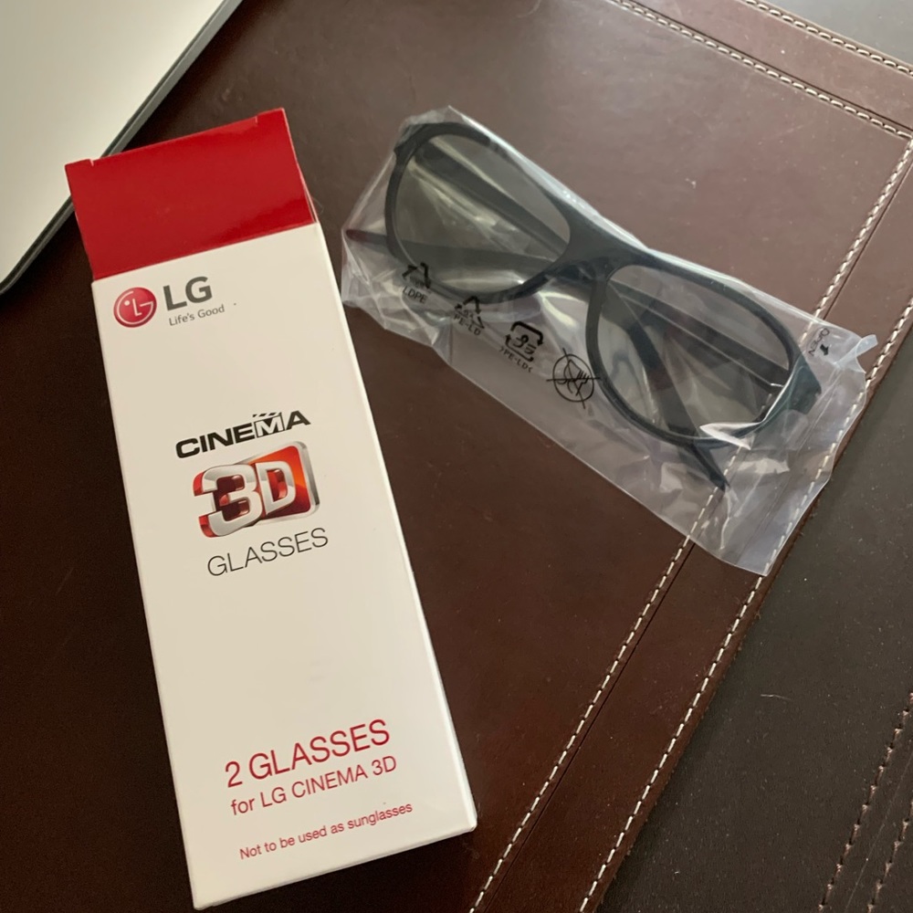 LG 3D glasses 2 Pair